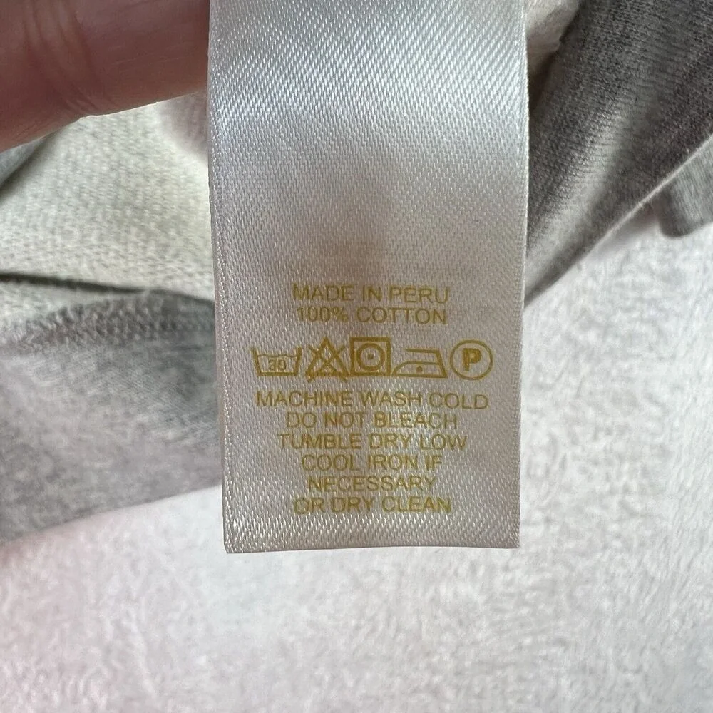 Kate‎ Spade x Darcel Size XS Women's Pink Donut Graphic Sweatshirt Boatneck Grey